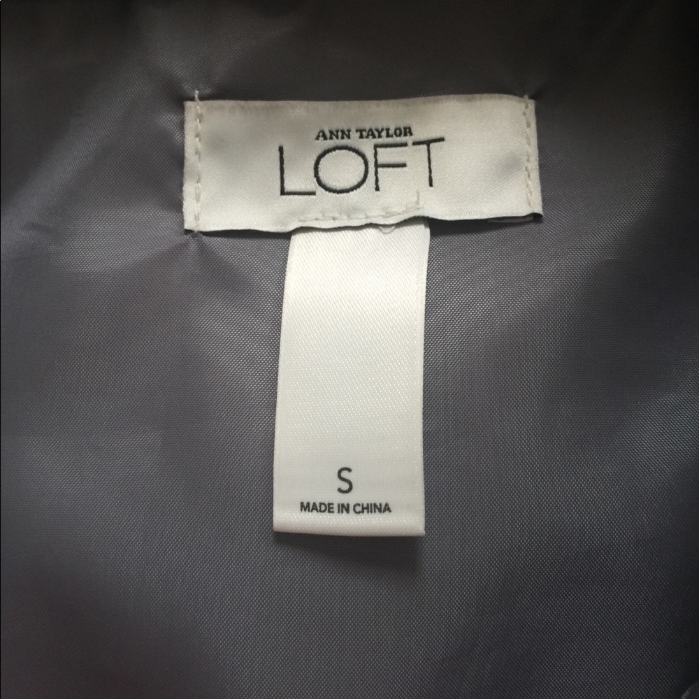 Loft Gray Puff Vest S - Picture 6 of 6